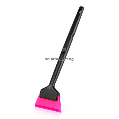 Ракел за малки стъкла червен